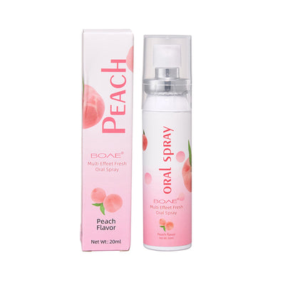 Superdrug Livingandhome White Peach Flavoured Oral Breath Spray 20ml- Buy online at McGrocer