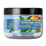 Hempz Triple Moisture Grapefruit & Peach Body Scrub 176g, imported from the UK