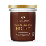 Holland & Barrett Honey & Greens Organic Lavender Honey 240g- Buy online at McGrocer
