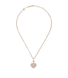 Chopard Happy Hearts pendant 18k rose gold with diamonds, UK version