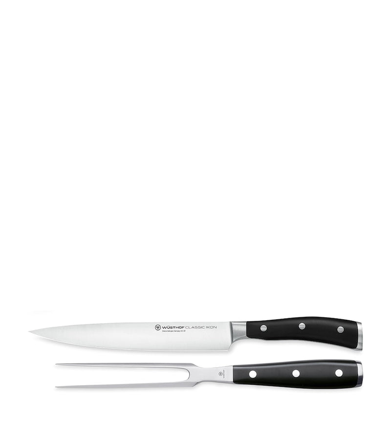 Wusthof Classic Ikon carving set (British brand)