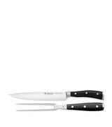 Harrods Wusthof Classic Ikon Carving Knife Set- Buy online at McGrocer