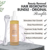 Beauty Renewal hair growth bundle with rosemary oil and derma roller - British product