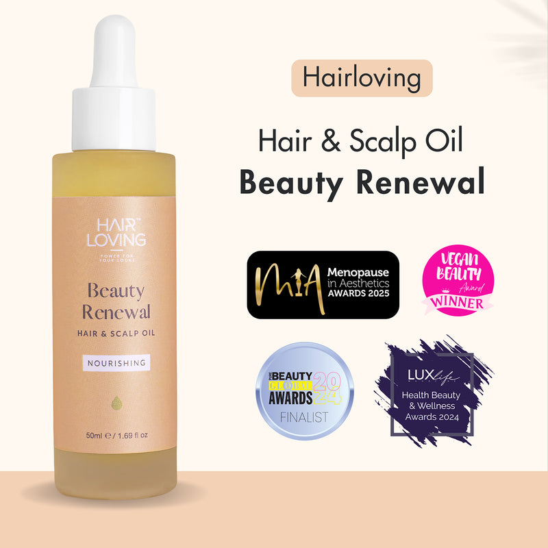 Beauty Renewal hair growth bundle with rosemary oil and derma roller - British product