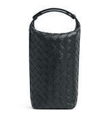 Harrods Bottega Veneta Leather Intrecciato Wallace Pouch- Buy online at McGrocer