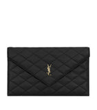 Saint Laurent lambskin quilted Paris pouch (British brand)