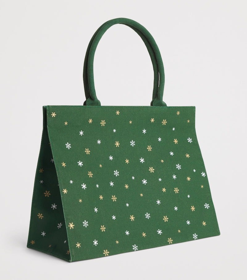 Harrods medium Christmas Bear tote bag (British brand)