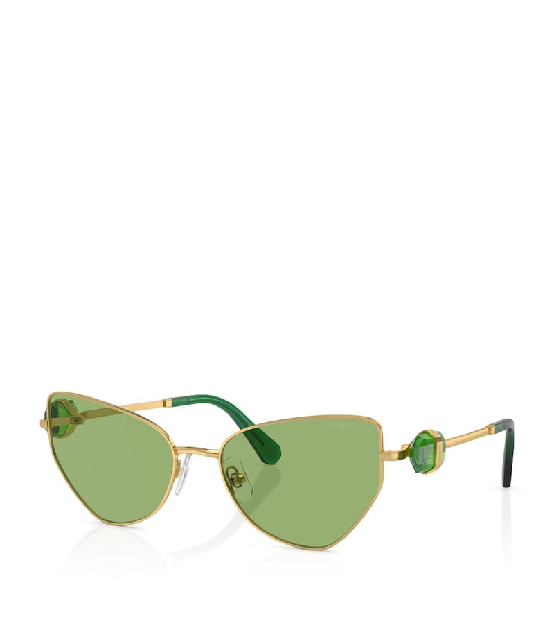 Swarovski cat-eye sunglasses crystal embellished - British product