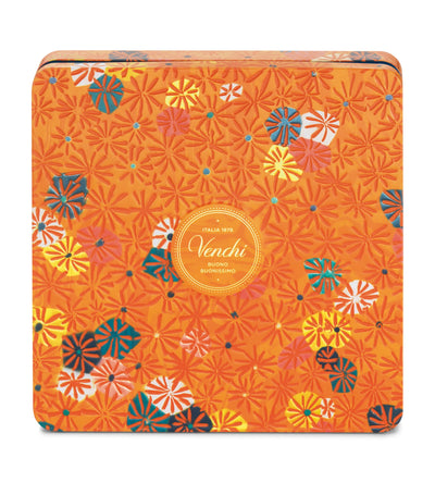 Harrods Venchi 1878 Murrine Metal Tin Chocolate Gift Box 300g- Buy online at McGrocer