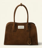 Prada Medium Suede Tote Bag