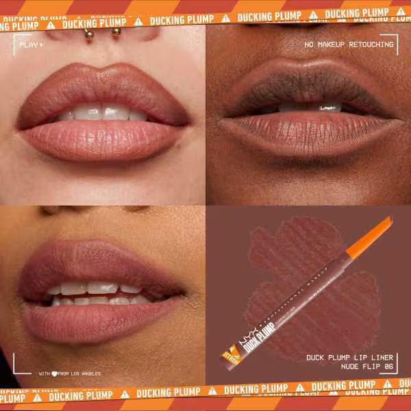 NYX Professional Makeup duck plump lip liner nude flip - British product