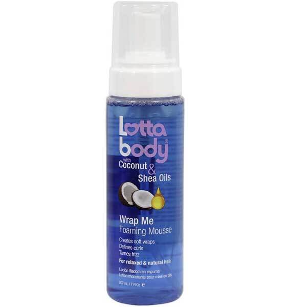 Lottabody wrap me foaming mousse coconut and shea oil, UK version
