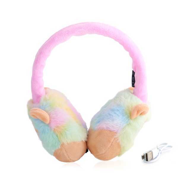 Lazerbuilt Squishmallows Leonard plush Bluetooth headphones (British brand)