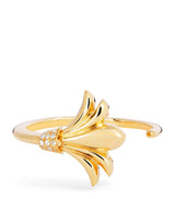 Harrods L'Atelier Nawbar Mini Yellow Gold and Diamond Psychedeliah On A Vine Ring- Buy online at McGrocer