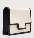 TOM FORD Aube cross-body bag in cotton canvas and calfskin leather, imported from the UK