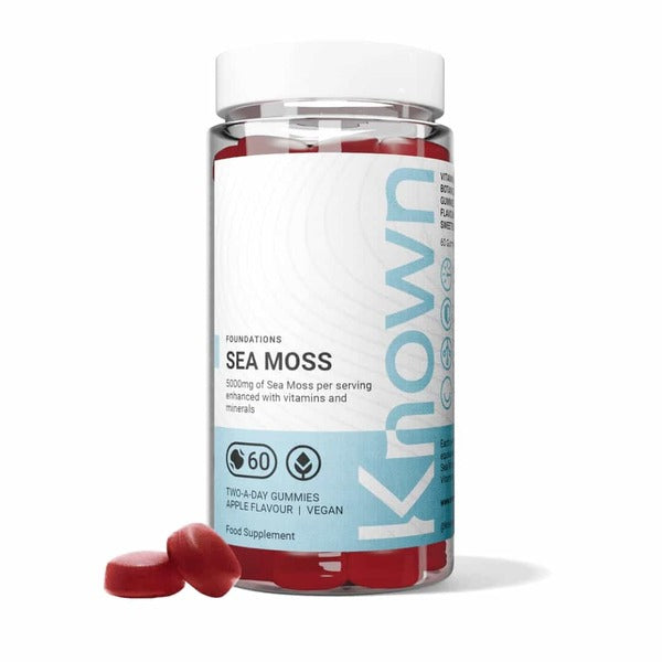 Known Nutrition sea moss vegan gummies 60 count - British product