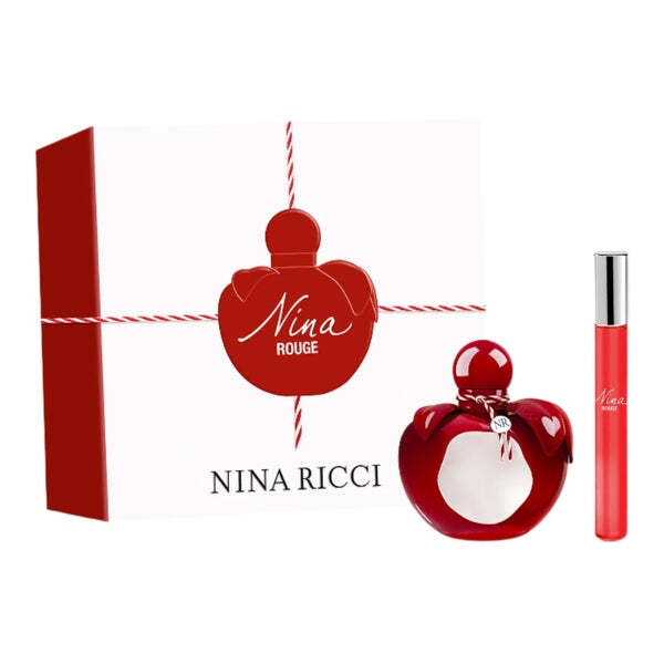 Nina Ricci Rouge EDT gift set 50ml and 10ml roll on (British brand)