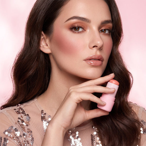 Livingandhome blush duo Apricot Grapefruit - British product