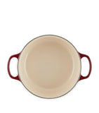 Le Creuset cast iron round casserole dish 24cm, imported from the UK