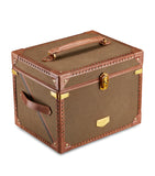 WOLF vegan leather trunk jewellery box with compartments (British brand)