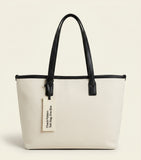 Burberry small check zipped tote bag - British product