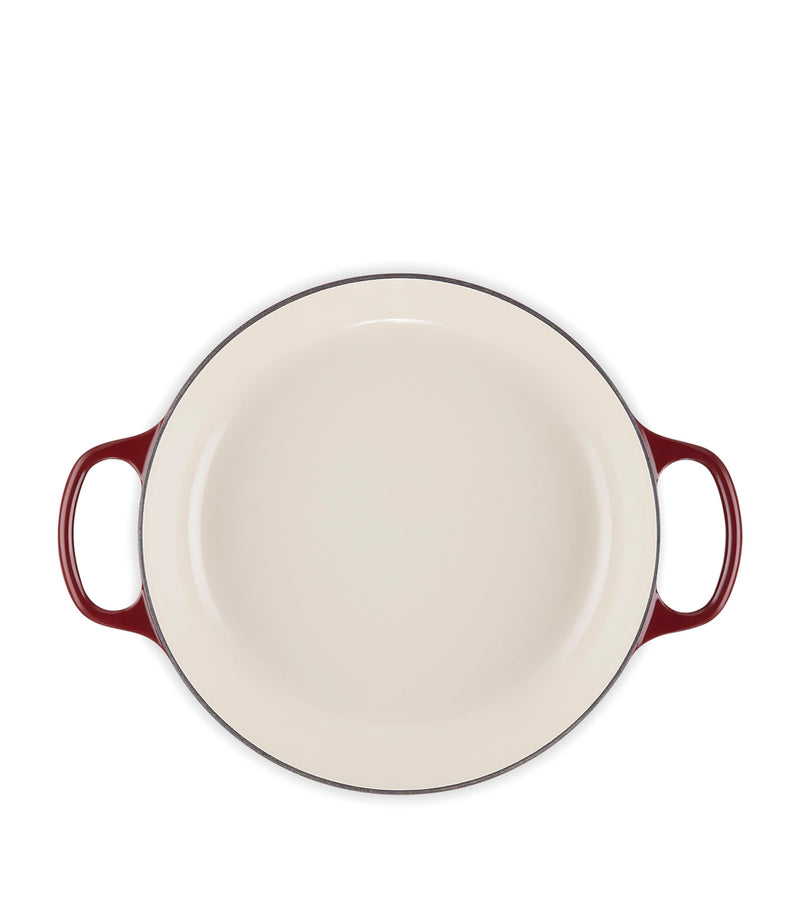 Le Creuset cast iron shallow casserole dish 30cm, UK version