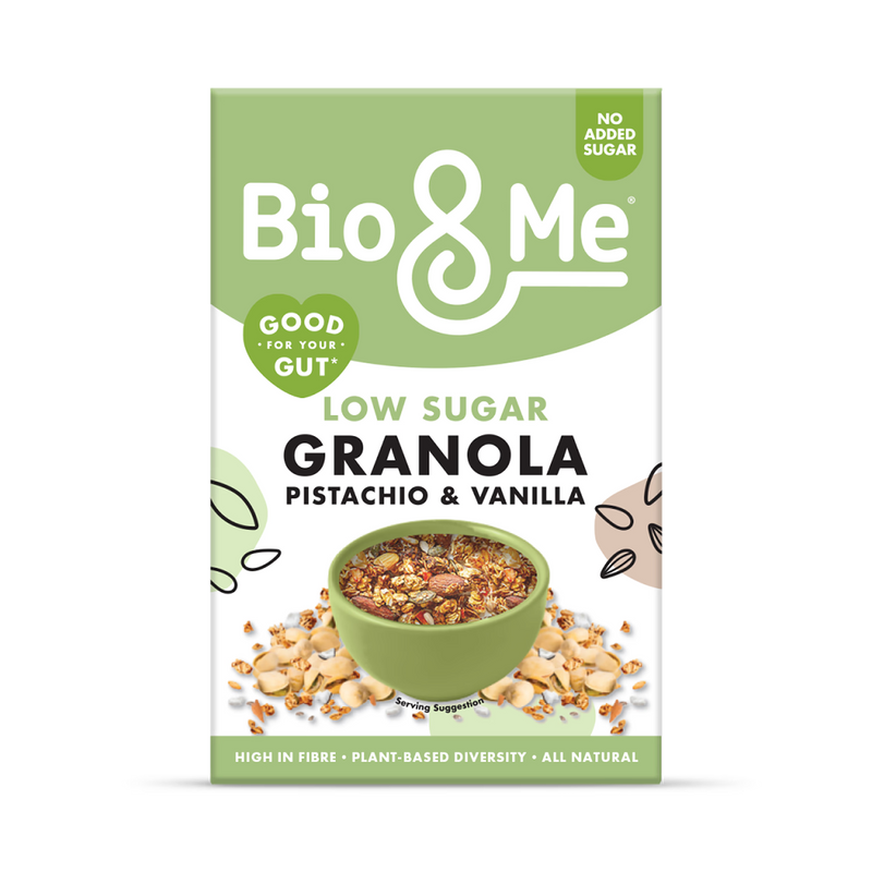 Bio & Me granola pistachio vanilla 360g, UK version