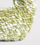 STAUD embellished reef bag with pearl shells (British brand)