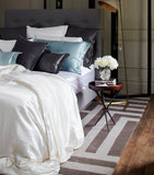 Gingerlily silk king fitted sheet 150cm x 200cm, UK version