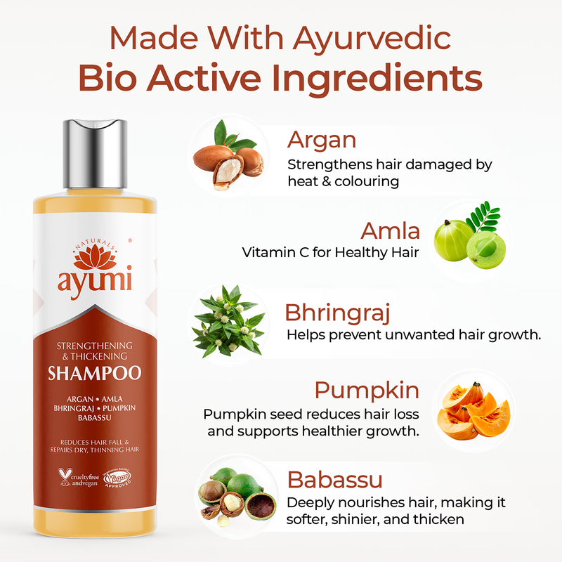 Ayumi growth shampoo 250ml, UK version