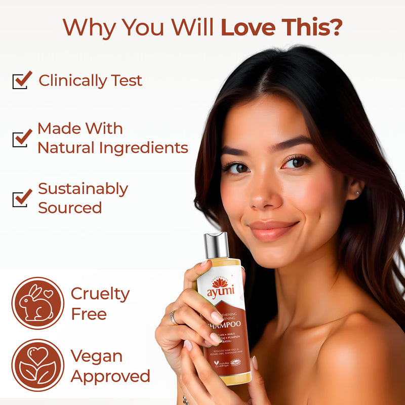 Ayumi growth shampoo 250ml, UK version