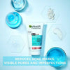 Garnier Pure Active 3in1 Clay Mask Scrub Wash 150ml, imported from the UK