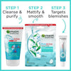 Garnier Pure Active 3in1 Clay Mask Scrub Wash 150ml, imported from the UK
