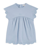 Harrods Chloé Kids Cotton Embroidered Logo Dress 6-36 Months- Buy online at McGrocer