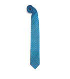 Eton silk jacquard tie floral design 8cm (British brand)