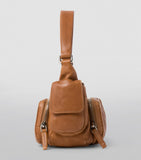 Miu Miu nappa leather pocket shoulder bag - British product