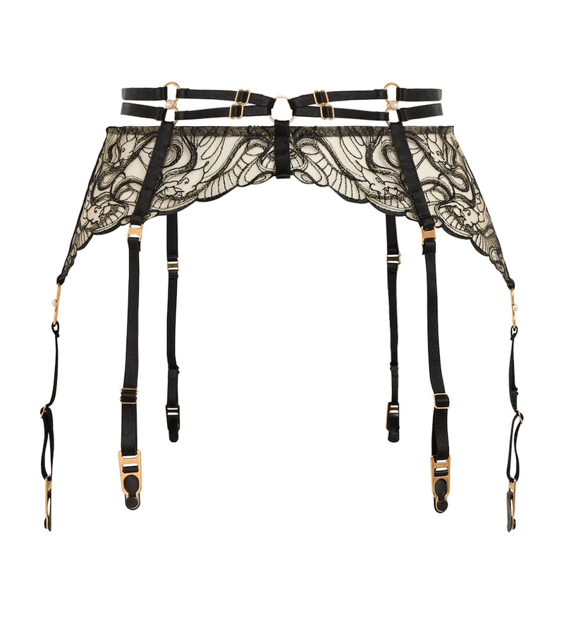 Bordelle bestickte Perlen-Strumpfhalter, UK-Version