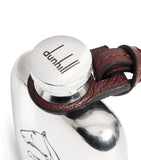 Dunhill engraved horse mini flask 45ml, UK version