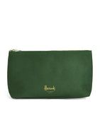 Harrods logo cosmetic bag for makeup storage (British brand)