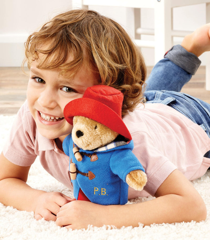 Paddington Bear soft toy with boots 20cm, imported from the UK