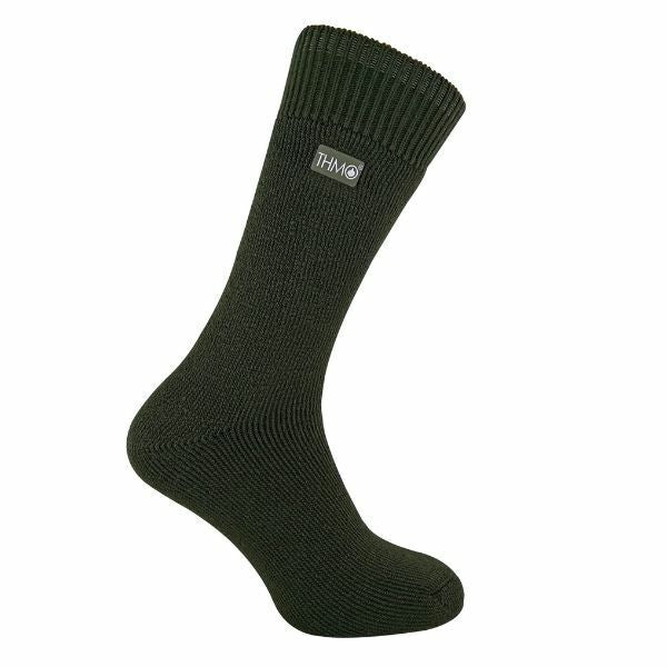 THMO Mens Fleece Lined Winter Thermal Socks 6-11 UK GOODS Superdrug Forest Green