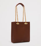 Schiaparelli leather face top-handle bag - British product