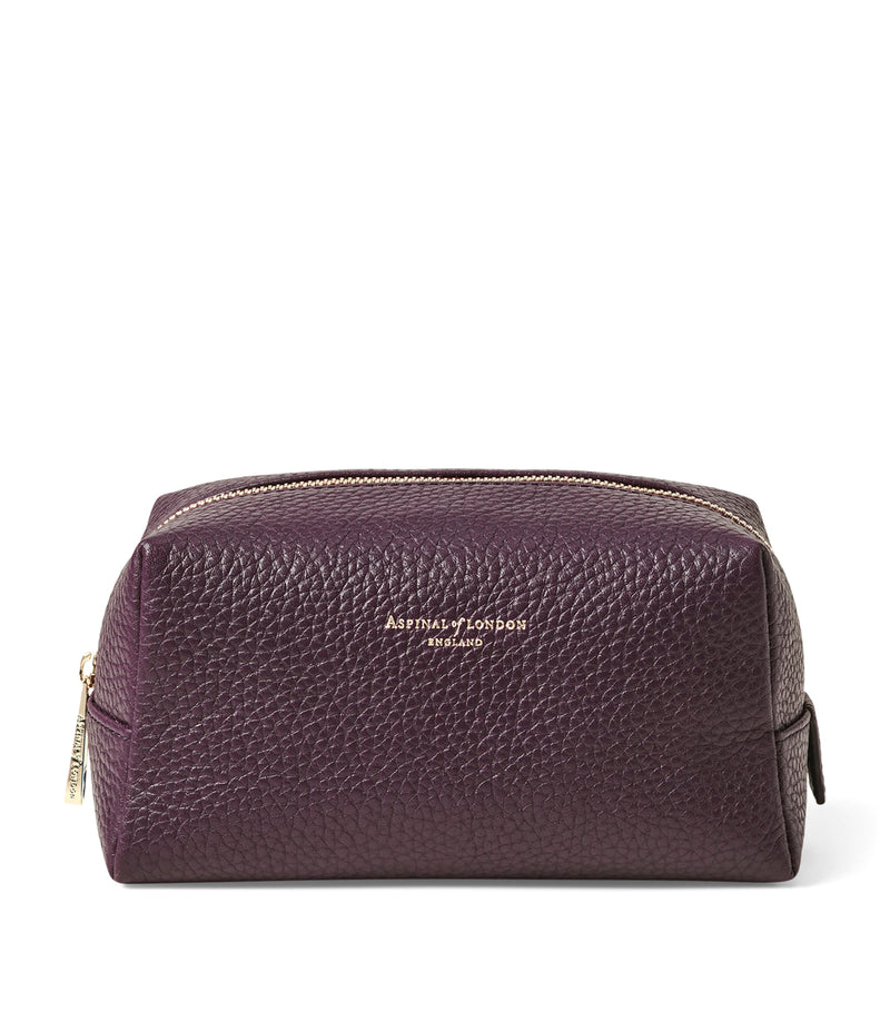 Aspinal of London medium leather cosmetic case - British product