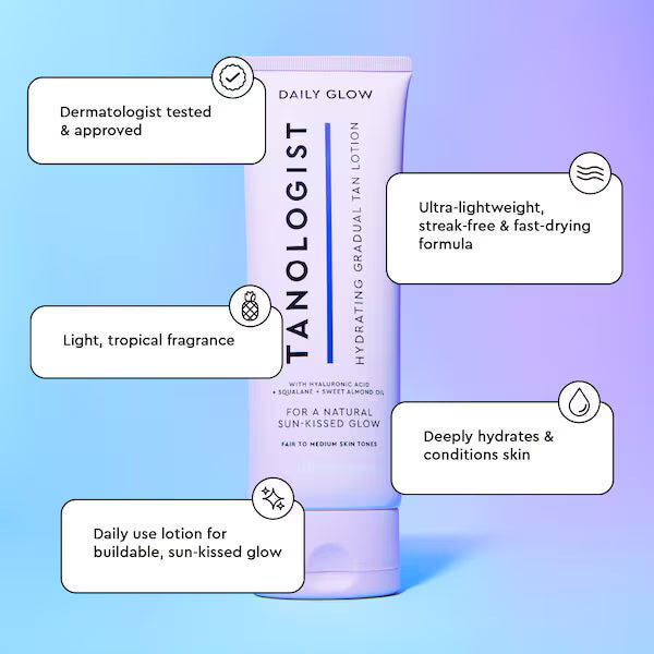 Tanologist body lotion light to medium 250ml (British brand)