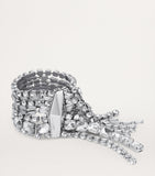 Jimmy Choo crystal-embellished Zandra bracelet, imported from the UK