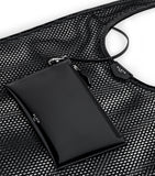 Alaïa leather-trim fishnet shoulder bag, imported from the UK