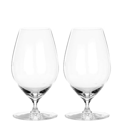 Harrods Riedel Set of 2 Crystal Veritas Beer Glasses 459ml- Buy online at McGrocer