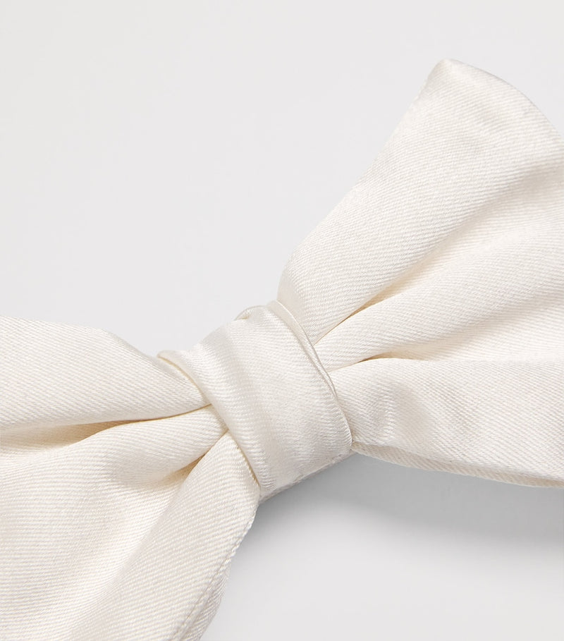 Giorgio Armani silk pre-tied bowtie (British brand)