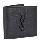 Saint Laurent Monogram Crocodile Effect wallet (British brand)