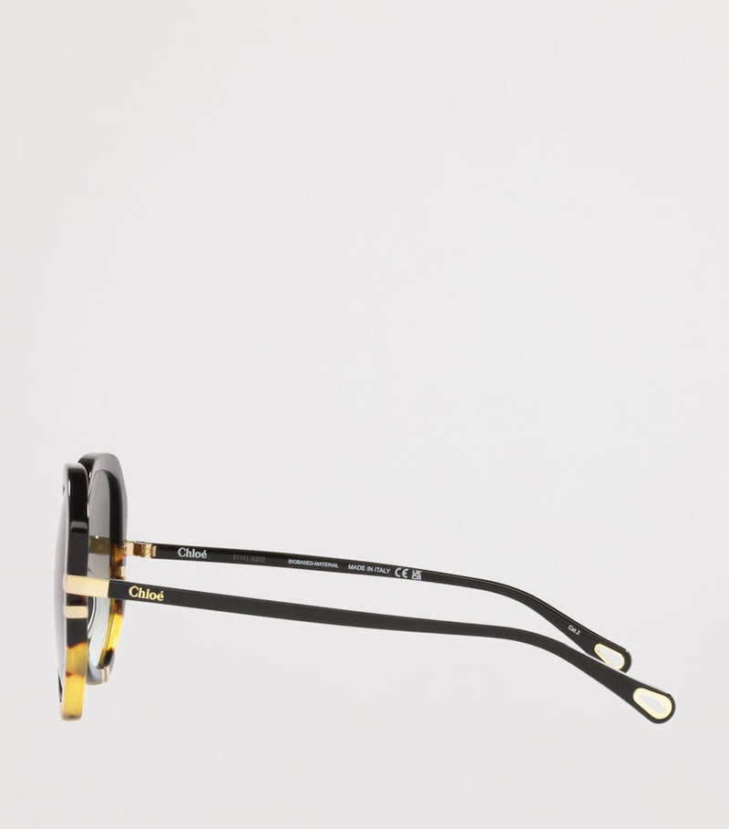 Chloé rectangle sunglasses, imported from the UK